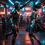 robots bailando